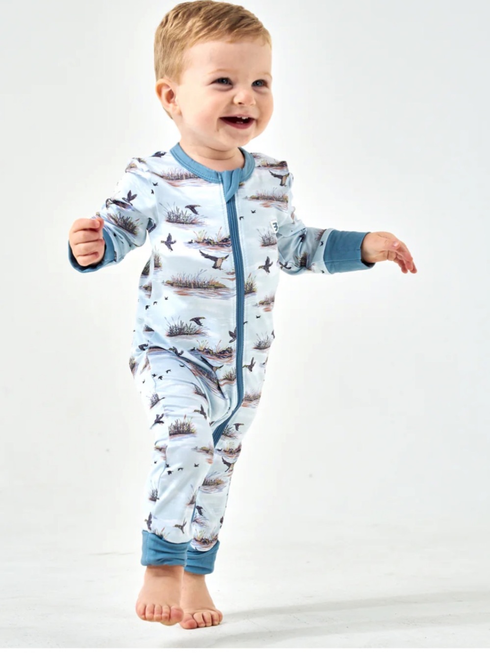 BURLEBO | Baby Zip Up - Duck Hunt 🦆 3-6